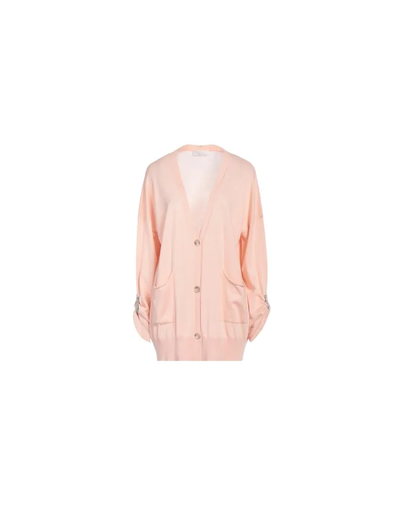 Fabiana Filippi STRICKWAREN - Strickjackenauf YOOX.COM Hellrosa