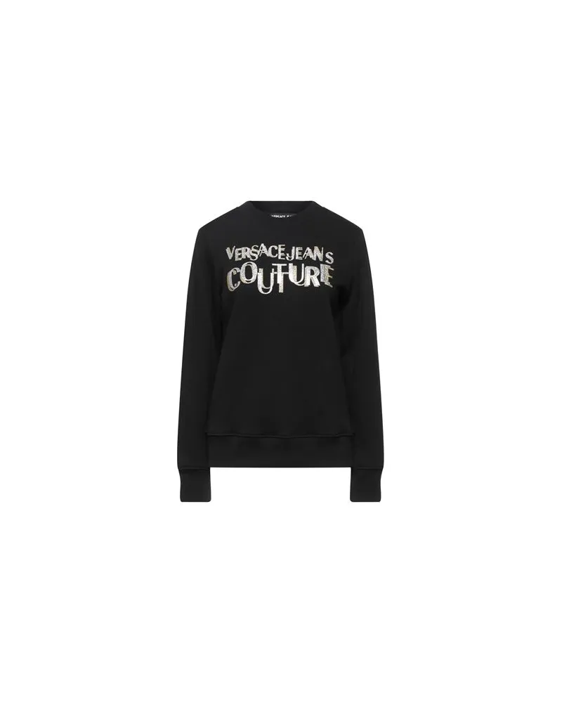 Versace Jeans TOPS - Sweatshirtsauf YOOX.COM Schwarz