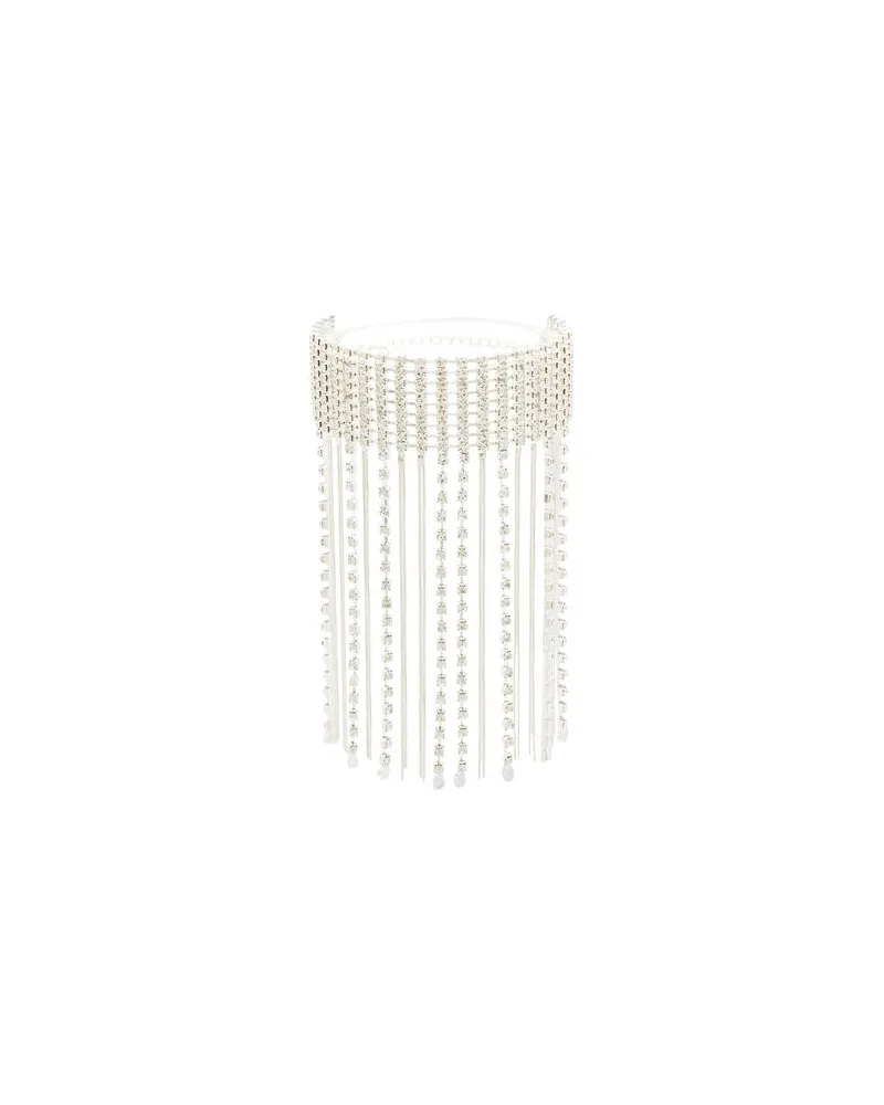 8 by Yoox RHINESTONES FRINGES BRACELET - SCHMUCK und UHREN - Armbänderauf YOOX.COM Silber