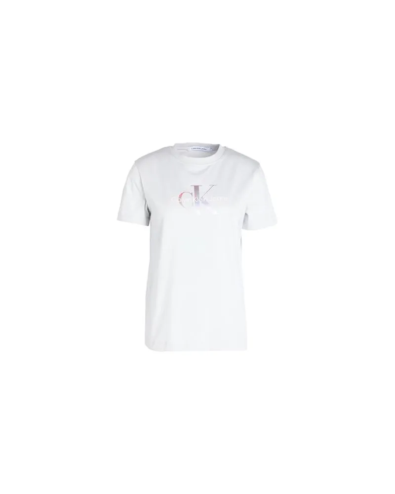 Calvin Klein TOPS - T-shirtsauf YOOX.COM Hellgrau
