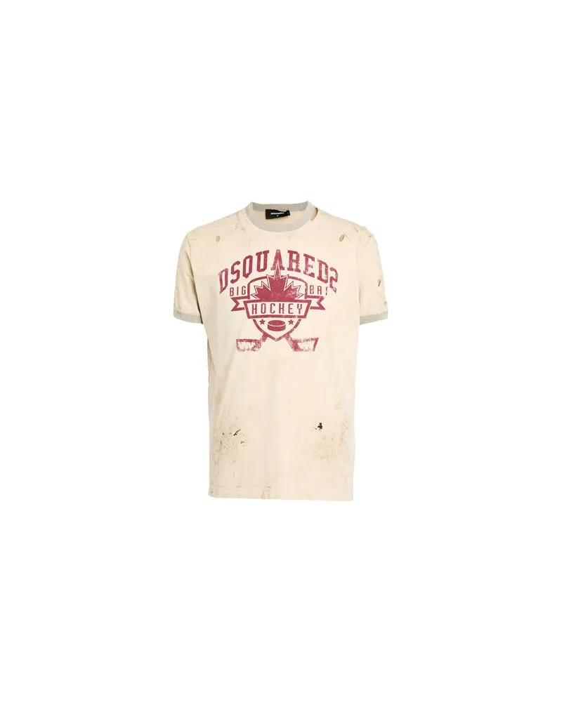Dsquared2 TOPS - T-shirtsauf YOOX.COM Beige