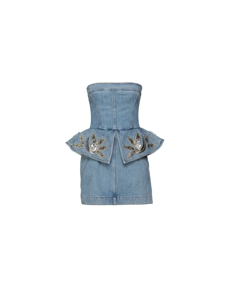 Philosophy Di Lorenzo Serafini KLEIDER - Mini-Kleiderauf YOOX.COM Blau