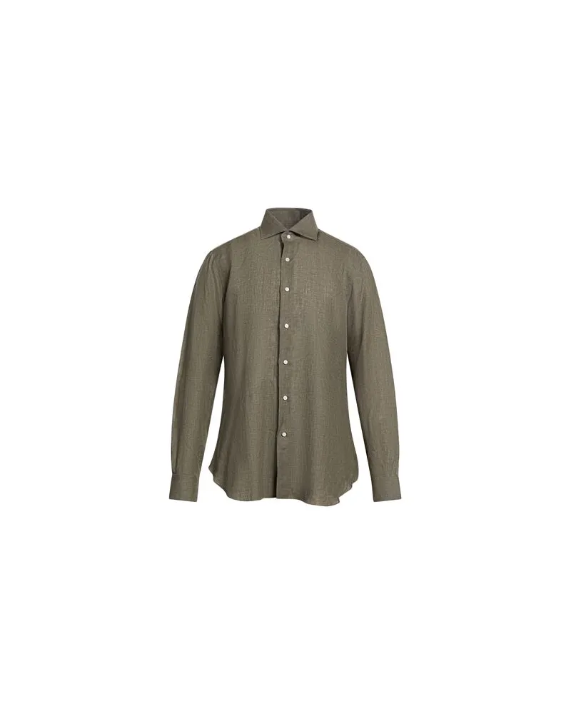 BARBA TOPS - Hemdenauf YOOX.COM Militärgrün