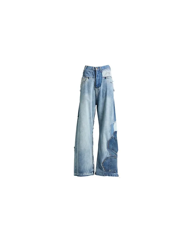 Natasha Zinko HOSEN & RÖCKE - Jeanshosenauf YOOX.COM Blau