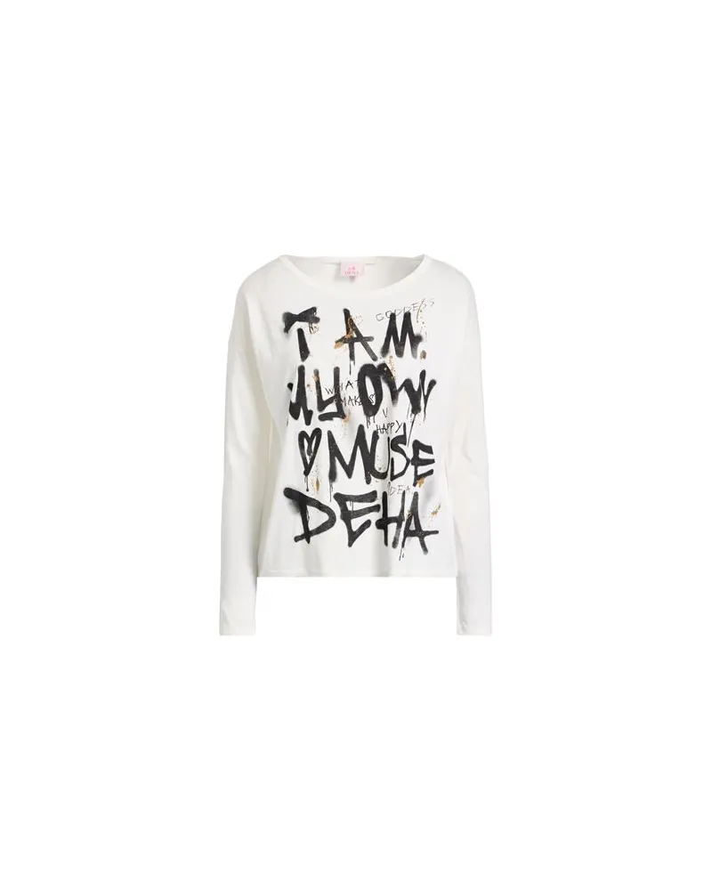 Deha TOPS - T-shirtsauf YOOX.COM Weiß