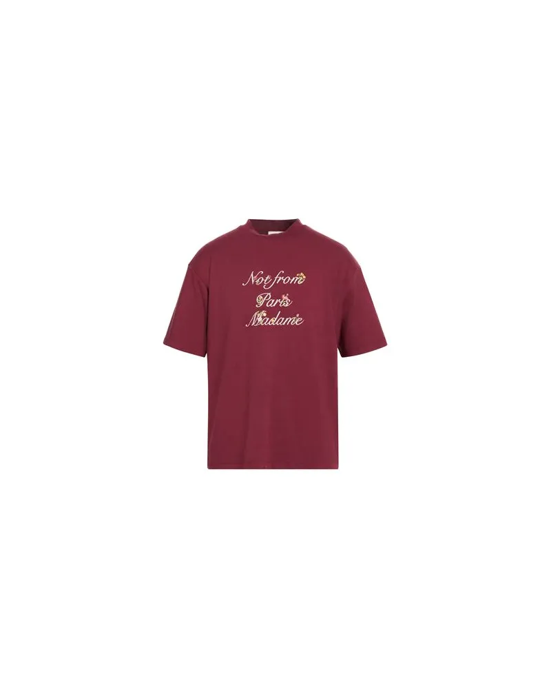 Drôle de Monsieur TOPS - T-shirtsauf YOOX.COM Bordeaux