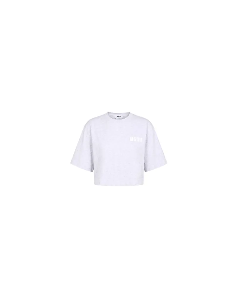 MSGM TOPS - T-shirtsauf YOOX.COM Hellgrau