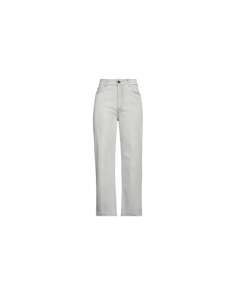 ALYSI CHOCOLAT - HOSEN & RÖCKE - Jeanshosenauf YOOX.COM Grau
