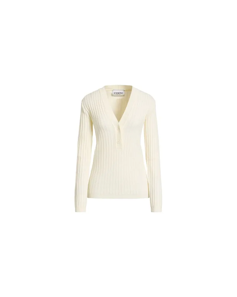 Iceberg STRICKWAREN - Pulloverauf YOOX.COM Cremeweiß