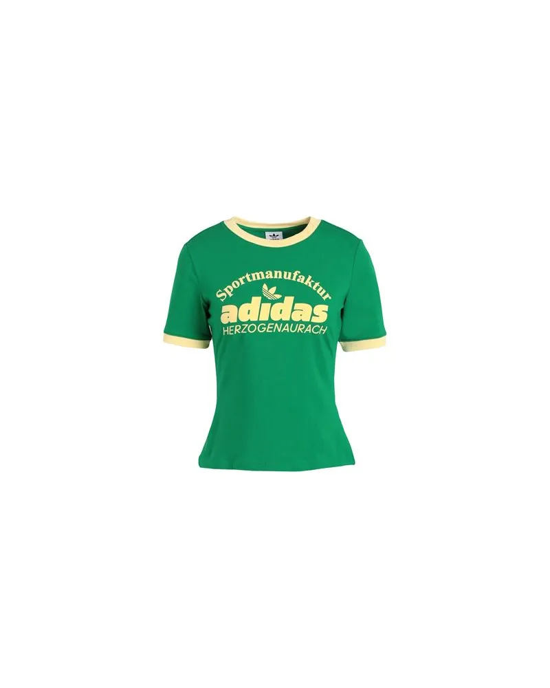adidas RETRO GRX TEE  - RETRO GRX TEE - TOPS - T-shirtsauf YOOX.COM Grün