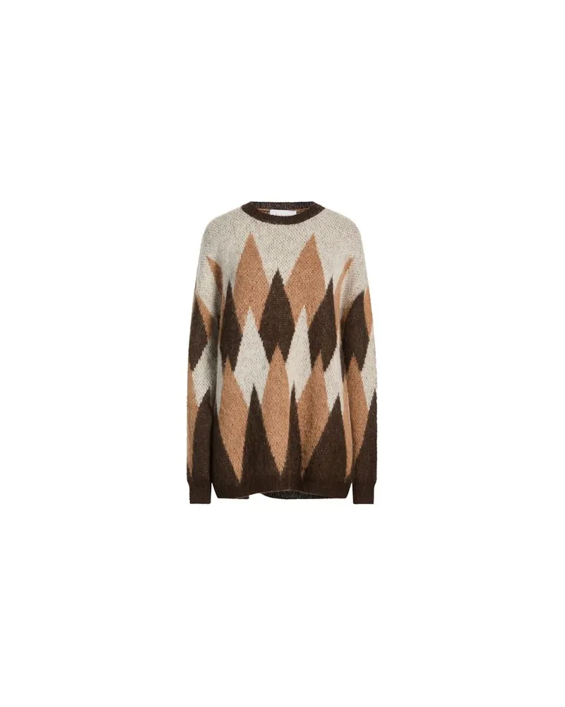 Kaos STRICKWAREN - Pulloverauf YOOX.COM Dunkelbraun
