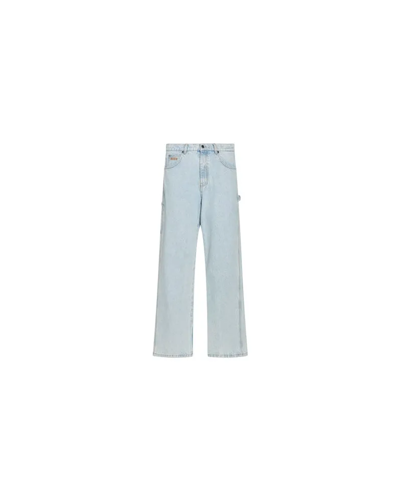 MSGM HOSEN & RÖCKE - Jeanshosenauf YOOX.COM Blau