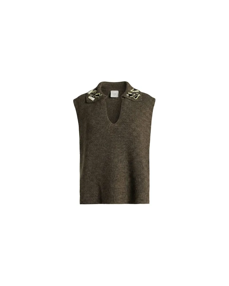 ALYSI STRICKWAREN - Pulloverauf YOOX.COM Maulwurfsgrau