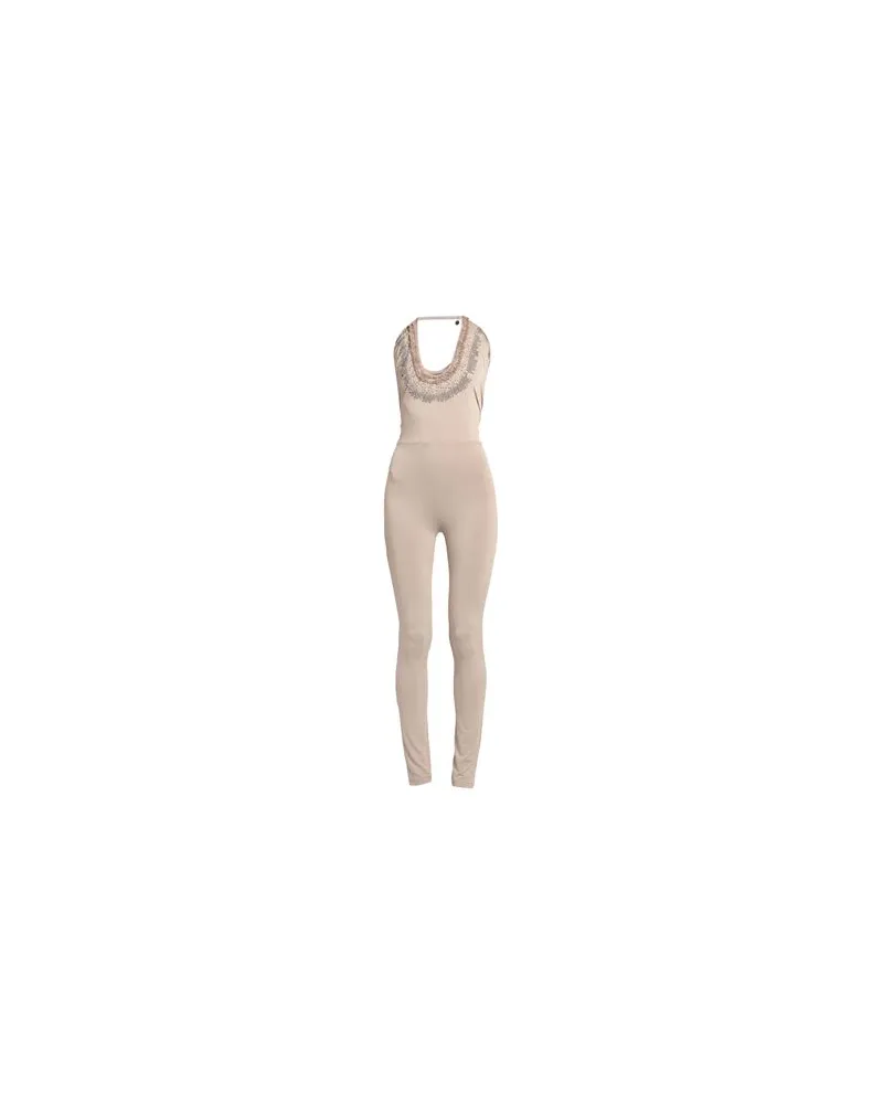 Patrizia Pepe OVERALLS - Jumpsuitsauf YOOX.COM Beige
