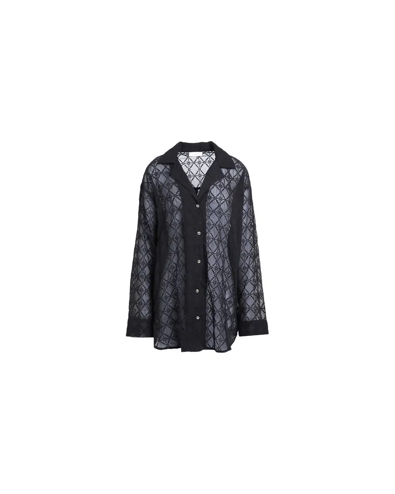 Topshop TOPS - Hemdenauf YOOX.COM Schwarz