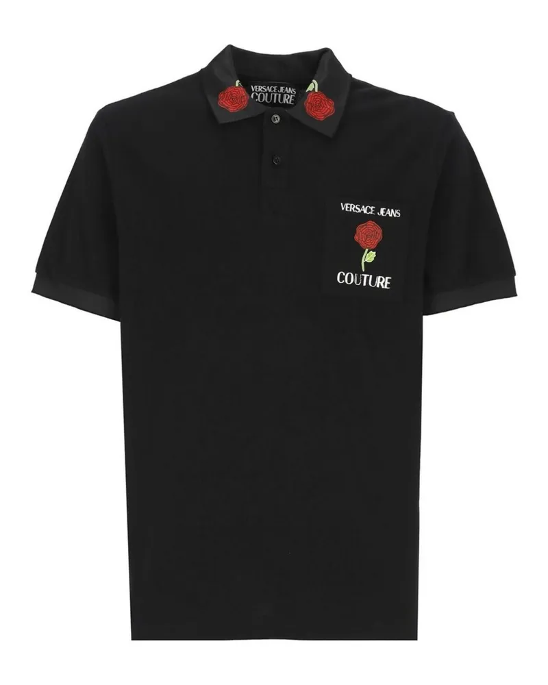 Versace Jeans Poloshirt Schwarz