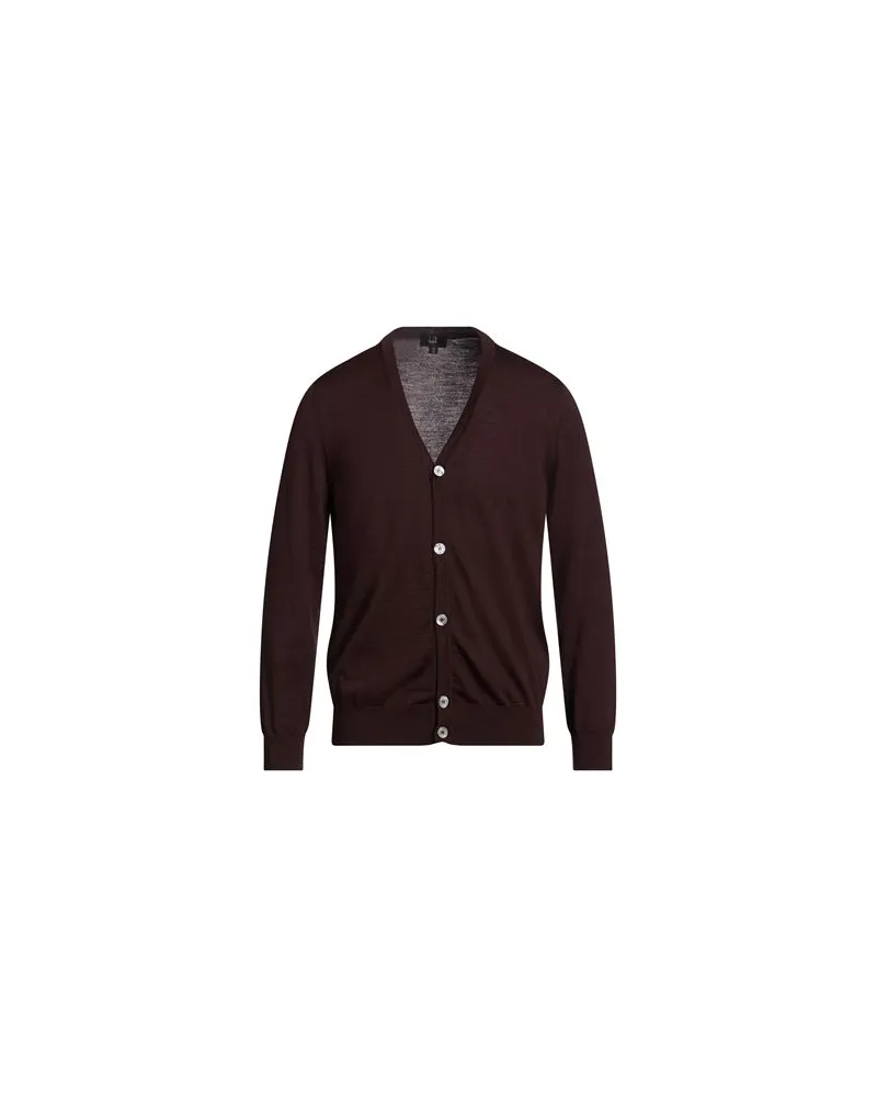 Dunhill STRICKWAREN - Strickjackenauf YOOX.COM Pflaume