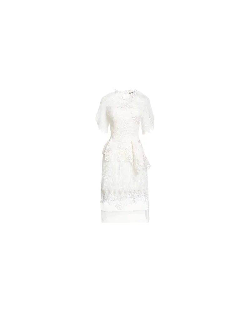 Ermanno Scervino KLEIDER - Midi-Kleiderauf YOOX.COM Elfenbein