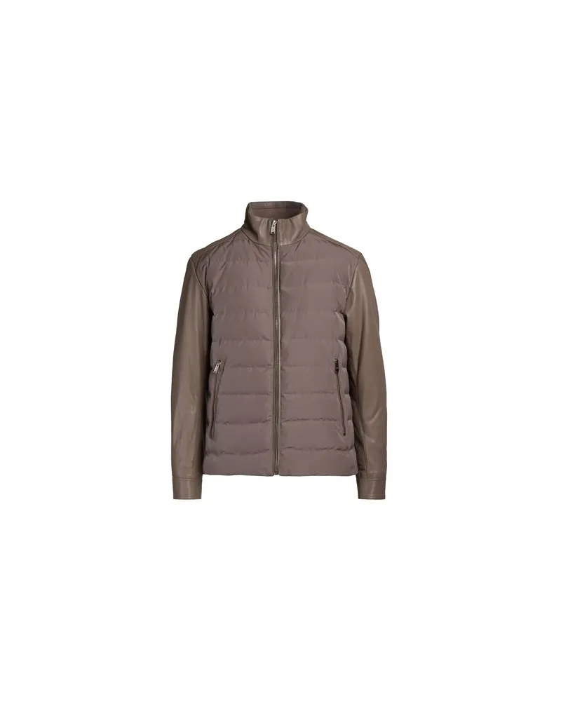 HUGO BOSS JACKEN & MÄNTEL - Pufferjacken & Daunenjackenauf YOOX.COM Khaki