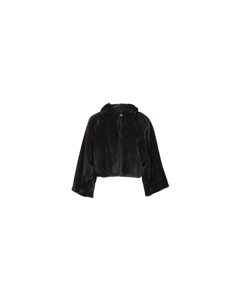 Siste's JACKEN & MÄNTEL - Shearling- & Kunstfellauf YOOX.COM Schwarz