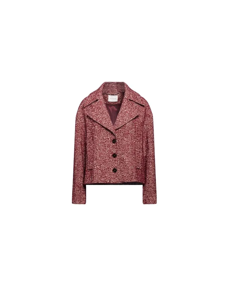 Manila Grace JACKEN & MÄNTEL - Mäntelauf YOOX.COM Bordeaux