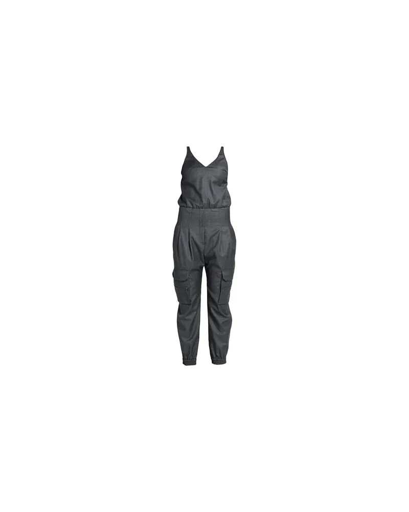 Brunello Cucinelli OVERALLS - Jumpsuitsauf YOOX.COM Blei