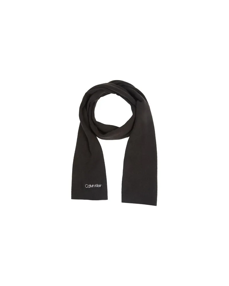 Calvin Klein ESSENTIAL KNIT SCARF  - ACCESSOIRES - Schalsauf YOOX.COM Blei