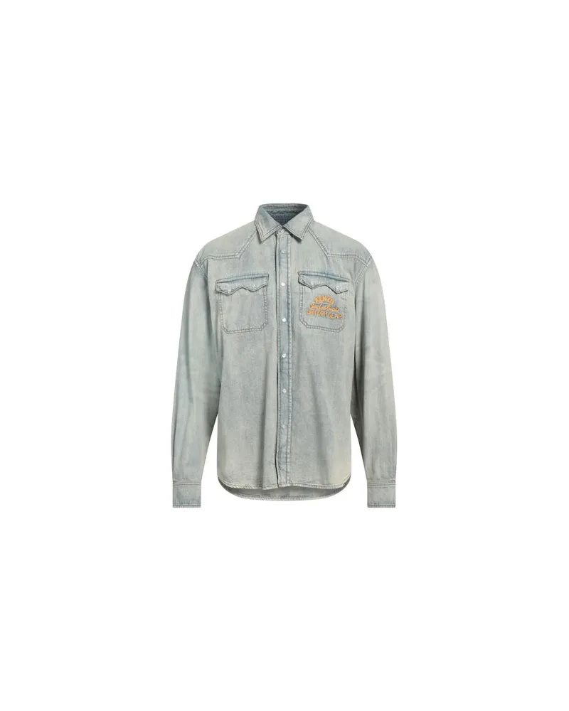 Kenzo TOPS - Jeanshemdenauf YOOX.COM Blau