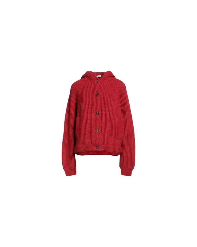 Brunello Cucinelli STRICKWAREN - Strickjackenauf YOOX.COM Rot