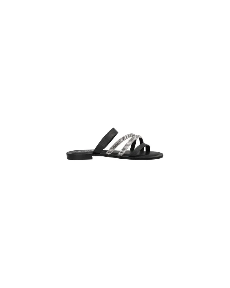 Cécile SCHUHE - Zehentrennerauf YOOX.COM Schwarz