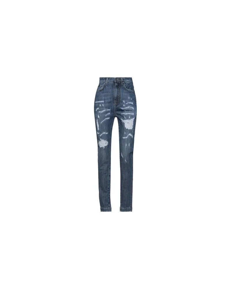 Dolce & Gabbana HOSEN & RÖCKE - Jeanshosenauf YOOX.COM Blau