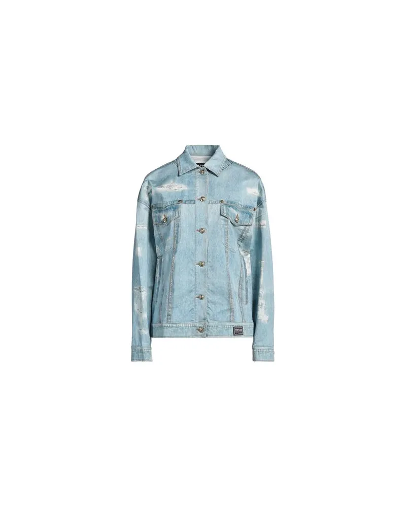 Versace Jeans JACKEN & MÄNTEL - Jacken und Anoraksauf YOOX.COM Blau