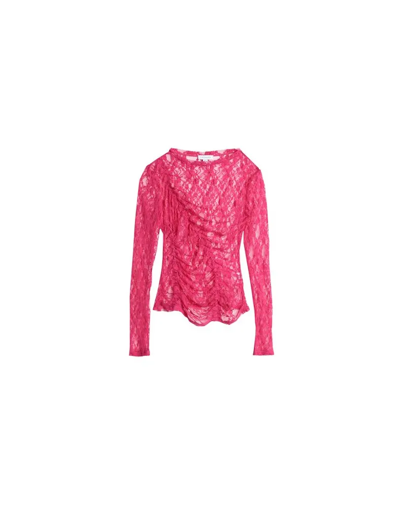 Topshop TOPS - Topsauf YOOX.COM Fuchsia