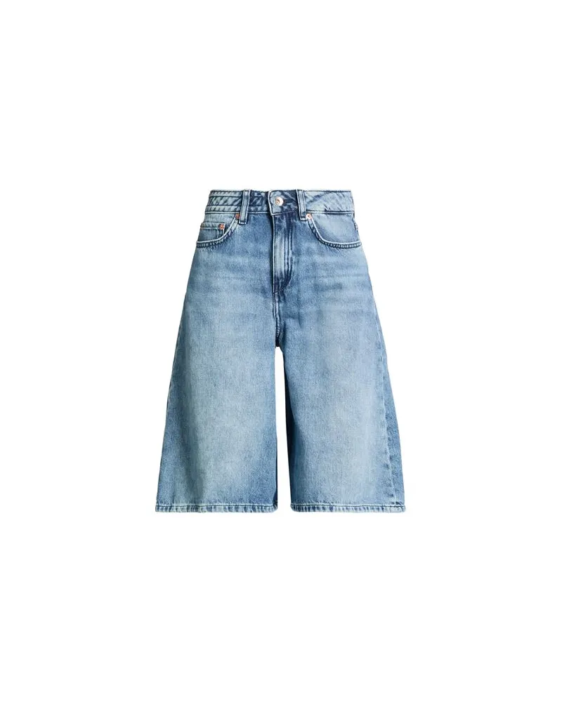 Drykorn HOSEN & RÖCKE - Jeansshortsauf YOOX.COM Blau