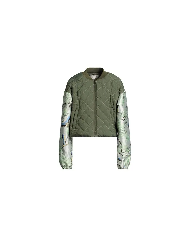 Weili Zheng JACKEN & MÄNTEL - Pufferjacken & Daunenjackenauf YOOX.COM Militärgrün