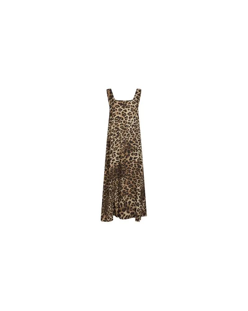 Officine Generale KLEIDER - Maxi-Kleiderauf YOOX.COM Beige