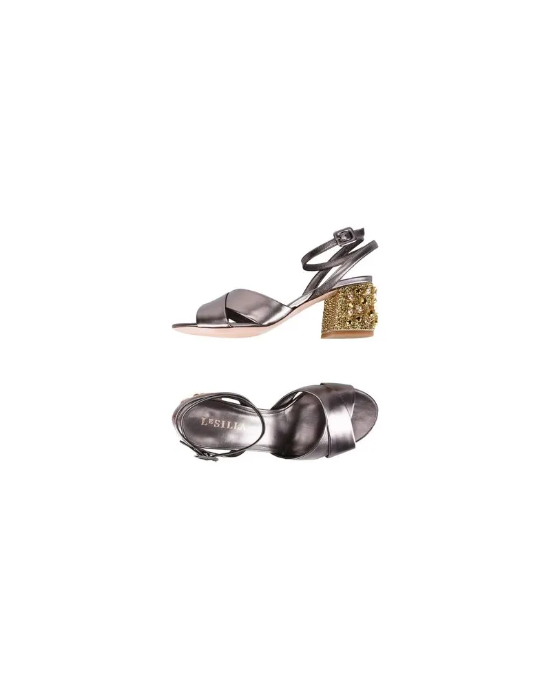 Le Silla SCHUHE - Sandalenauf YOOX.COM Blei