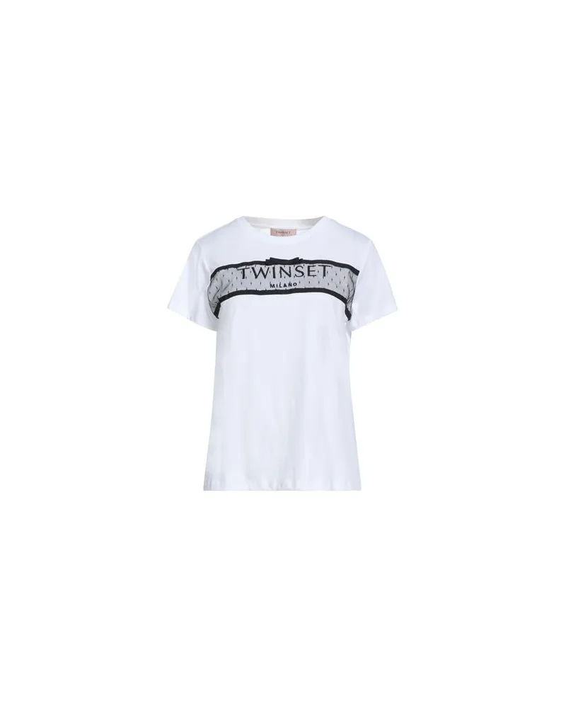 Twin-Set TOPS - T-shirtsauf YOOX.COM Weiß