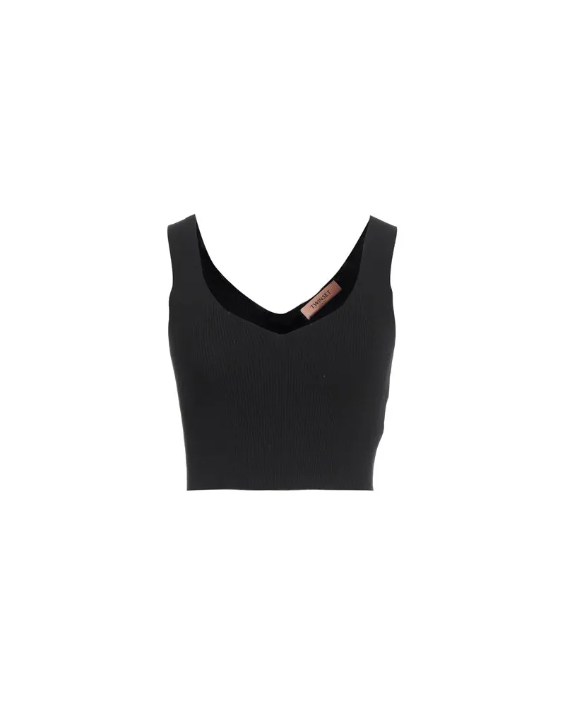 Twin-Set TOPS - Topsauf YOOX.COM Schwarz