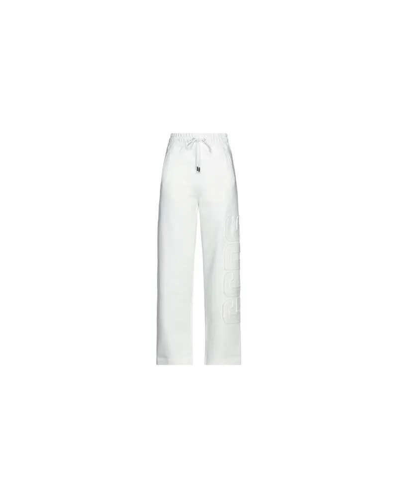 GCDS HOSEN & RÖCKE - Hosenauf YOOX.COM Weiß