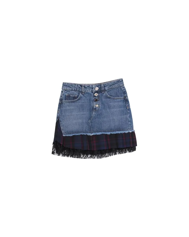 Liu Jo HOSEN & RÖCKE - Jeansröckeauf YOOX.COM Blau