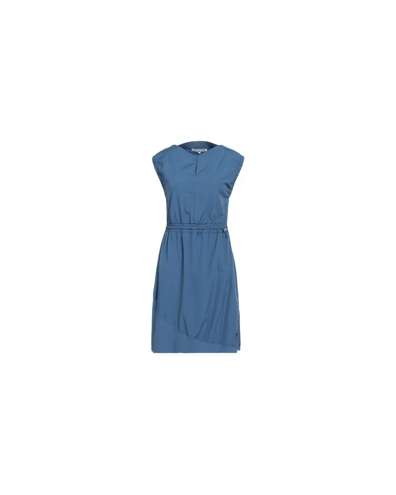 European Culture KLEIDER - Mini-Kleiderauf YOOX.COM Taubenblau