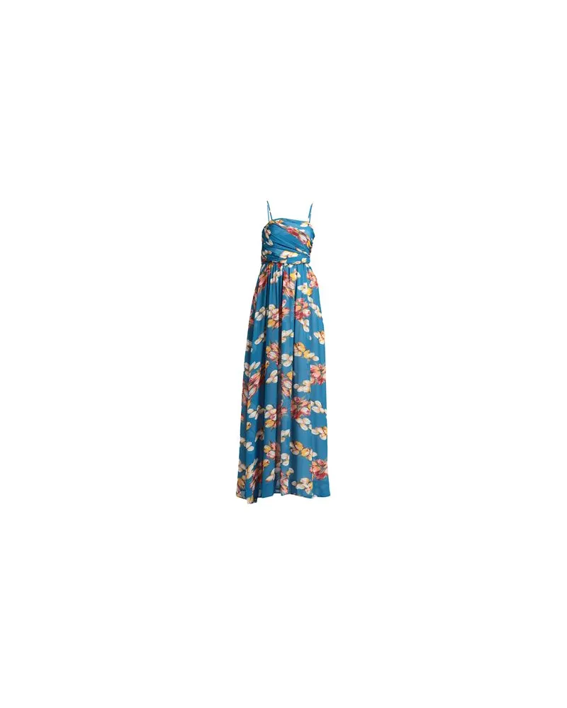 Blumarine KLEIDER - Maxi-Kleiderauf YOOX.COM Azurblau