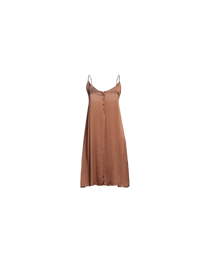 Dixie KLEIDER - Midi-Kleiderauf YOOX.COM Braun