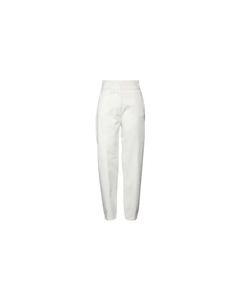 Twin-Set HOSEN & RÖCKE - Jeanshosenauf YOOX.COM Weiß