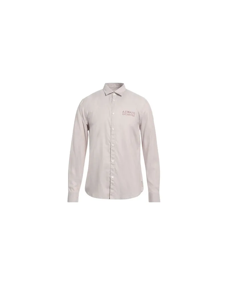 Armani Exchange TOPS - Hemdenauf YOOX.COM Beige