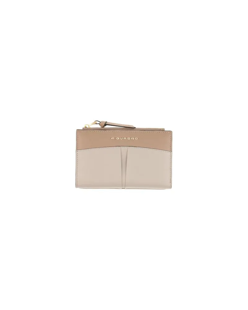 Piquadro Kleinlederwaren - Brieftaschenauf YOOX.COM Hellbraun