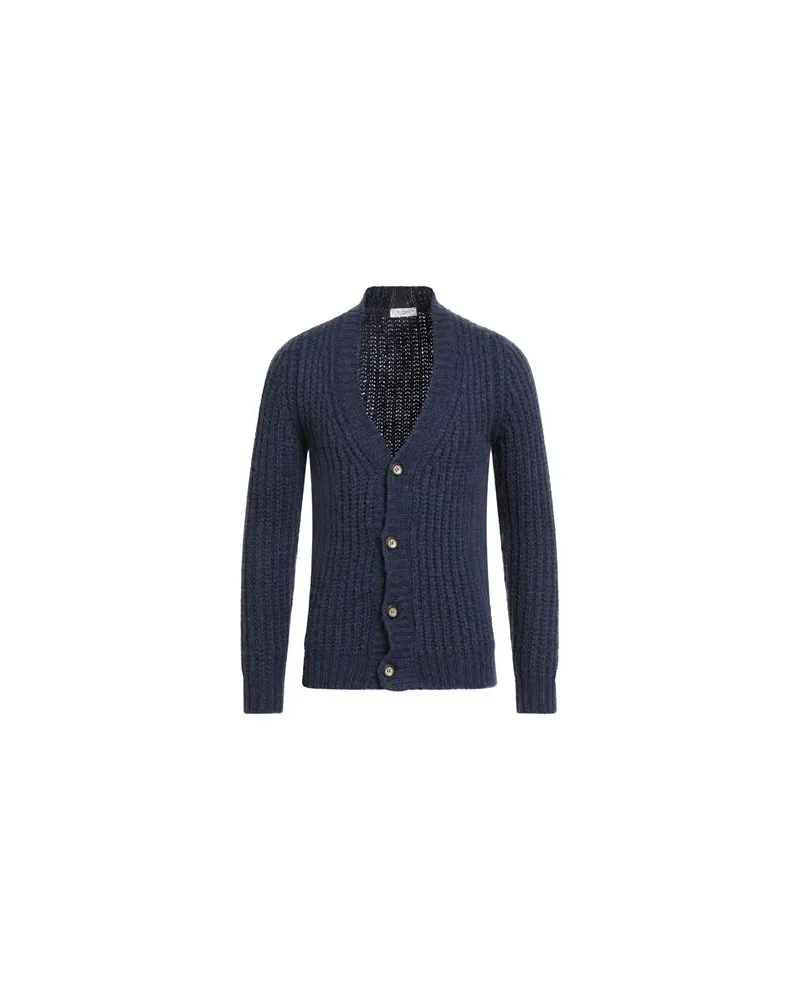 BECOME STRICKWAREN - Strickjackenauf YOOX.COM Marineblau