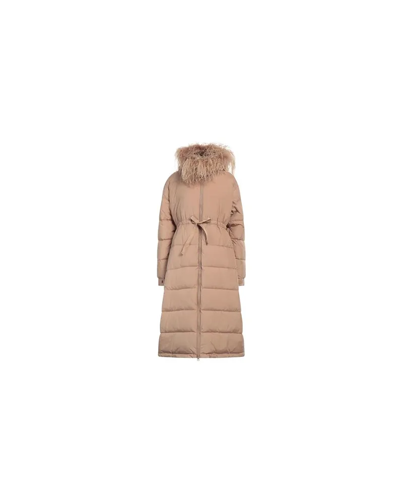 Twin-Set JACKEN & MÄNTEL - Pufferjacken & Daunenjackenauf YOOX.COM Beige