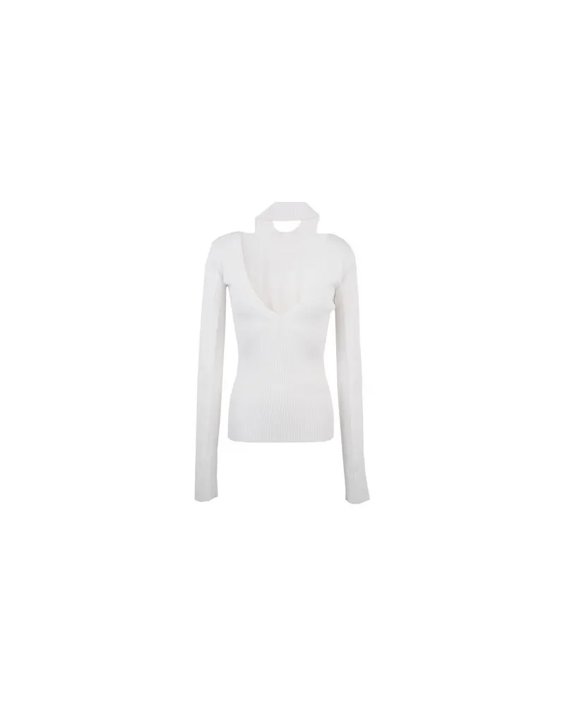 Helmut Lang STRICKWAREN - Rollkragenpulloverauf YOOX.COM Weiß